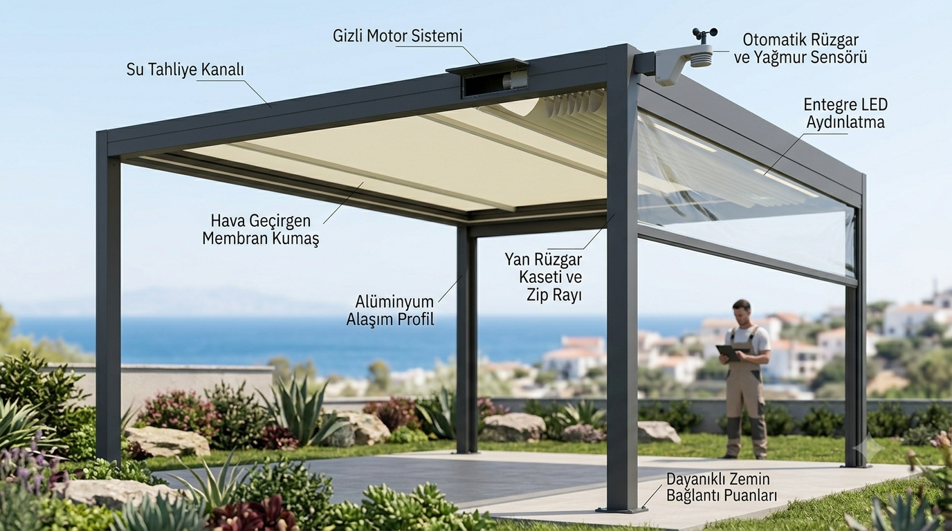 Pergola Tente Teknik Özellikleri Nelerdir?